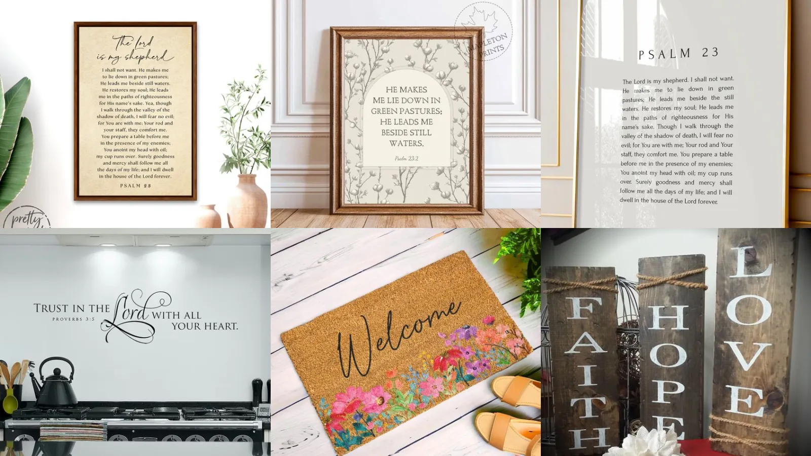12+ Stunning Psalm Wall Art Ideas That Transform Spaces