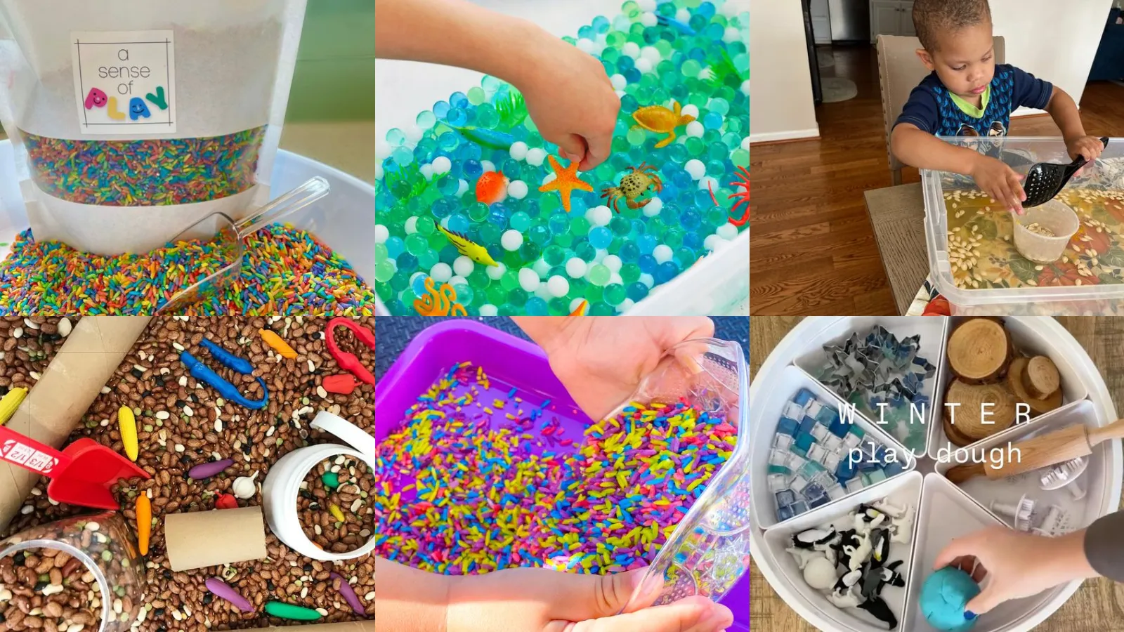 19+ Genius Sensory Bin Ideas Kids Can’t Put Down