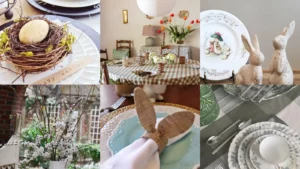 30+ Stunning Spring Inspired Easter Tablescape Ideas
