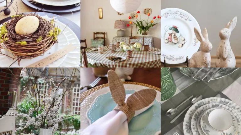 30+ Stunning Spring Inspired Easter Tablescape Ideas