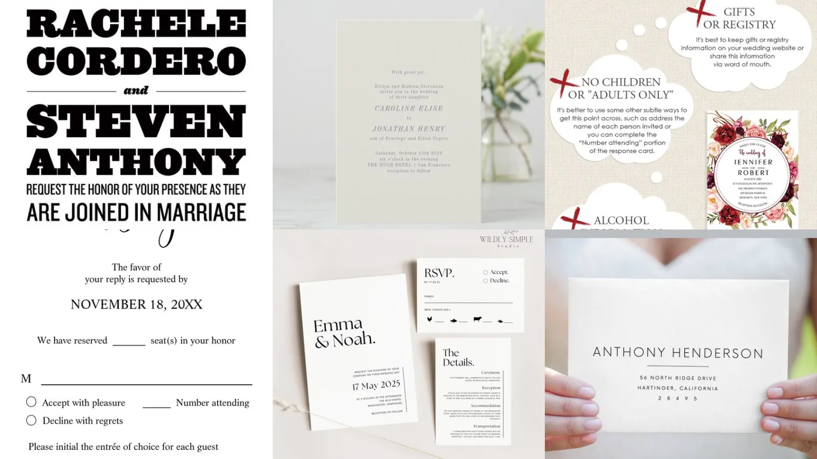 20+ Gorgeous Wedding Invitation Wording Ideas Guests Adore