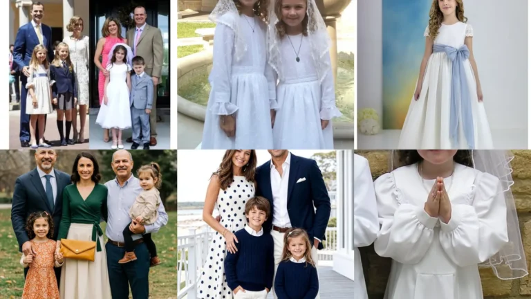13+ Stunning First Communion Family Outfits That Steal Photos