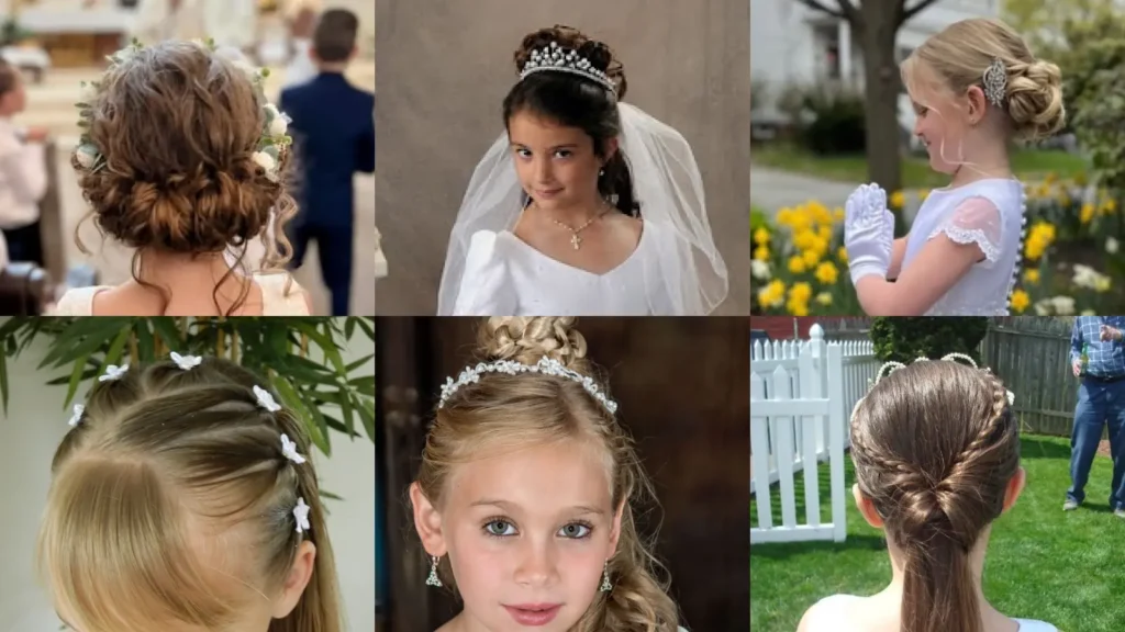 20+ Stunning First Communion Hairstyles That Steal Hearts