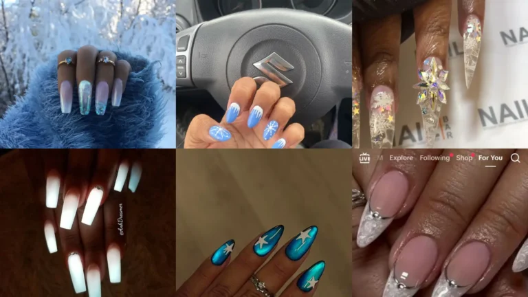 24+ Icy Inspired Winter Nail Designs Hot Enough to Melt