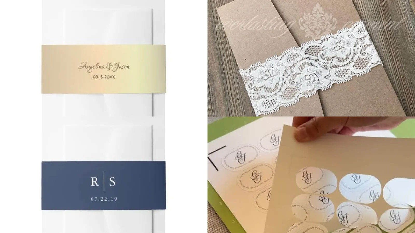 20+ Stunning Invitation Suite Belly Band Ideas That Wow