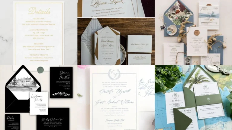 20+ Stunning Invitation Suite Details Card Ideas That Impress