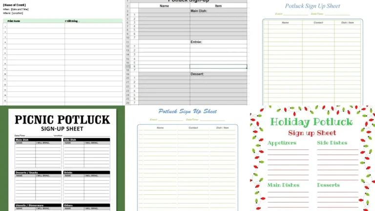 20+ Genius Potluck Sign Up Ideas That Actually Work