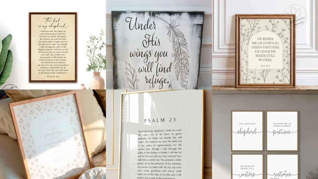 12+ Stunning Psalm Wall Art Ideas That Transform Spaces