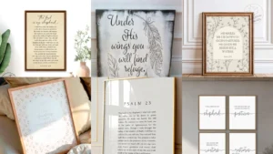 12+ Stunning Psalm Wall Art Ideas That Transform Spaces