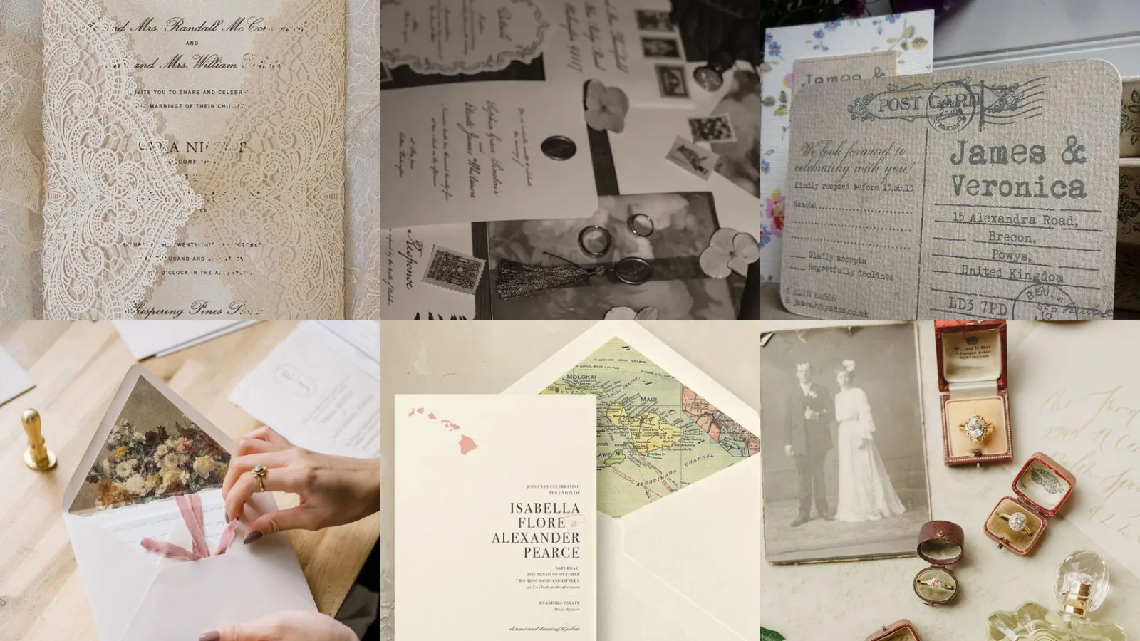 20+ Charming Vintage Invitation Suite Ideas Guests Adore