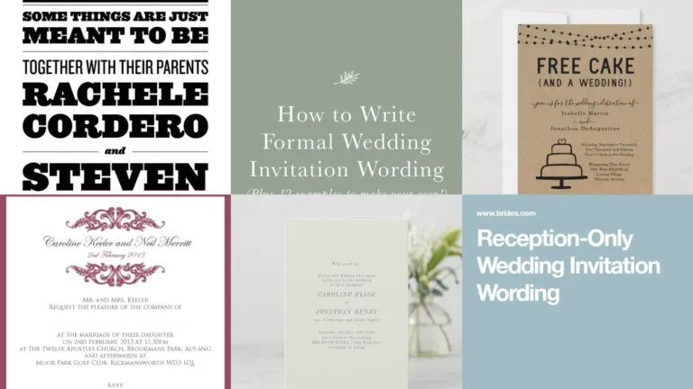 20+ Gorgeous Wedding Invitation Wording Ideas Guests Adore