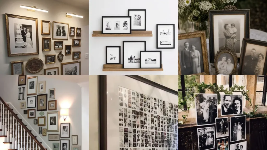 20+ Stunning Wedding Photo Display Home Ideas