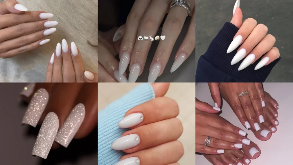 20 All White Nails and Pretty White-Based Designs to Save