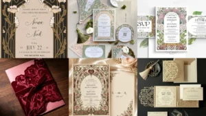 20 Art Nouveau Invitation Suite Ideas and Pretty Vintage-Inspired Details