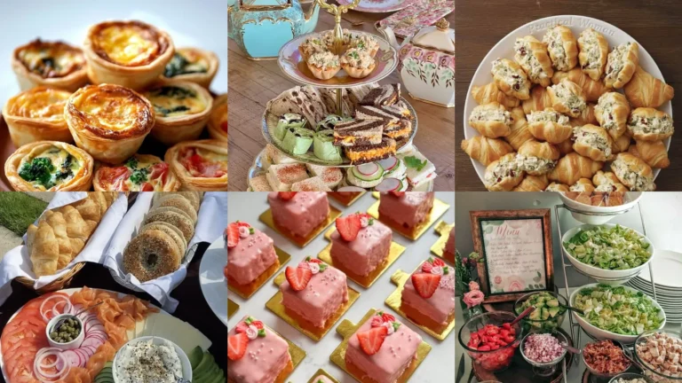 20 Bridal Shower Menu Ideas With Pretty Bites and Brunch Favorites