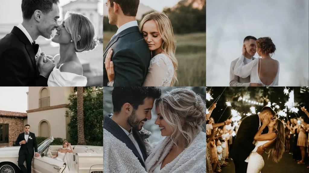 20 Bride and Groom Poses to Save for Your Wedding Photos