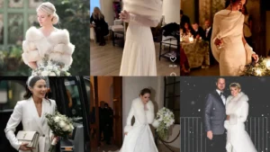20 Bride Winter Outfits With Pretty Capes, Coats and Bridal Layers