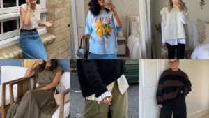 20 Casual Modest Outfits With Long Skirts, Loose Pants and Simple Layers