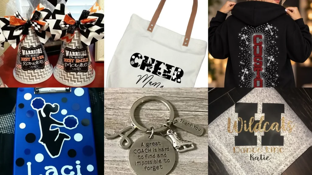 20 Cheer Coach Gift Ideas With Bows, Team Photos and Personal Touches