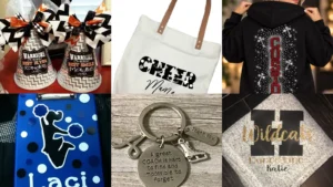 20 Cheer Coach Gift Ideas With Bows, Team Photos and Personal Touches