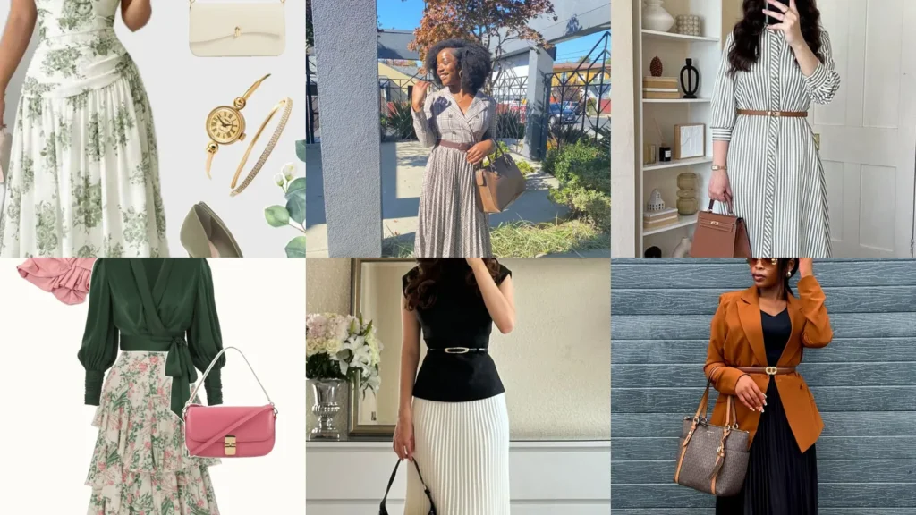 20 Church Outfits for Women With Florals, Pleats and Pretty Layers