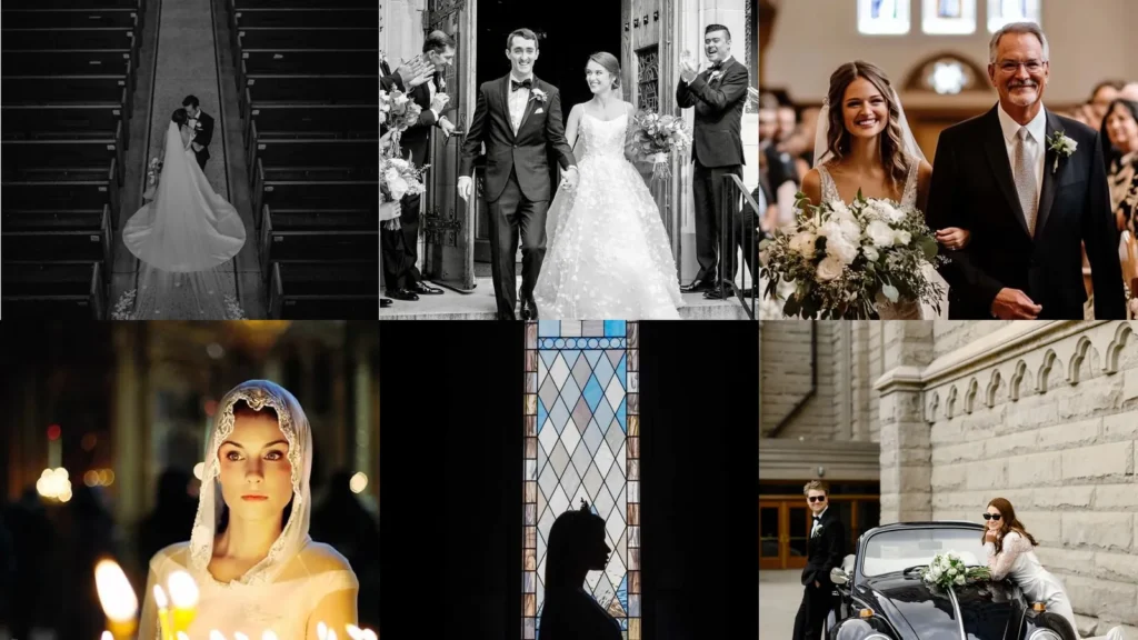 20 Church Wedding Photo Ideas From Quiet Moments to Happy Exits