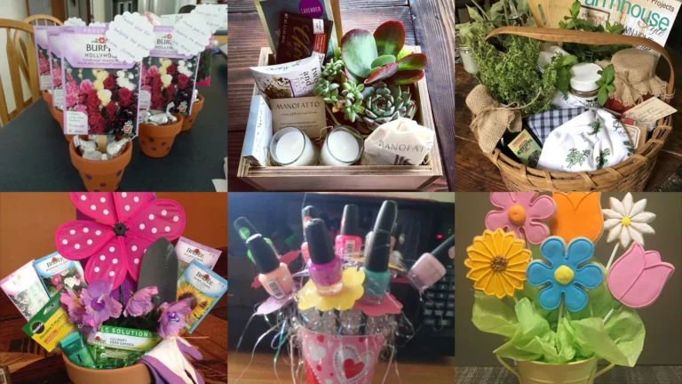 20 Flower Pot Gift Basket Ideas and Pretty Floral Gifts