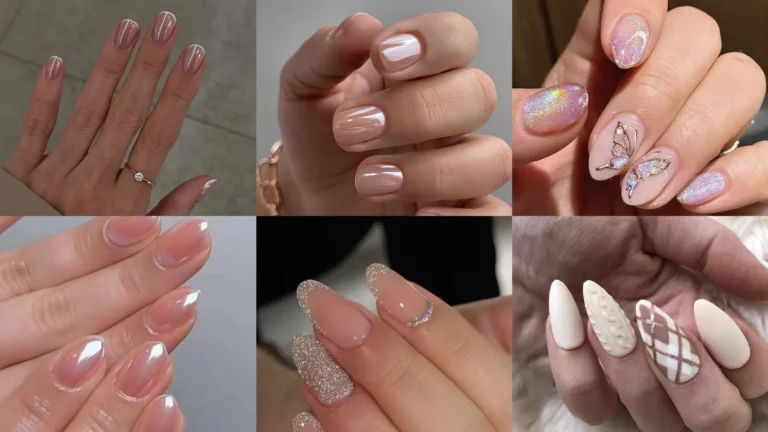20 Frosted Nails Ideas With Pearly Shine and Pretty Winter Details