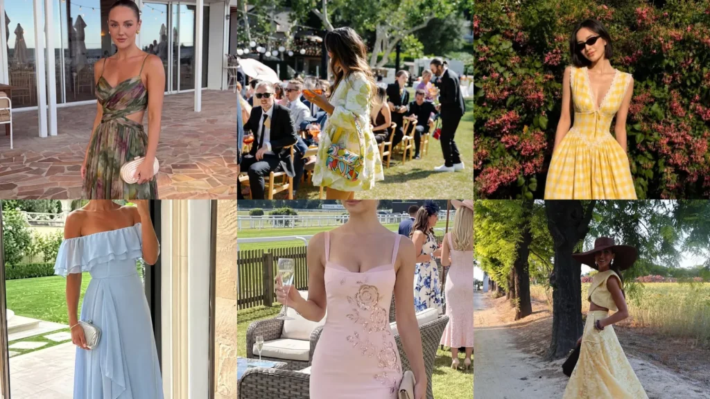 19 Garden Party Wedding Guest Outfit Ideas With Florals and Pretty Pastels