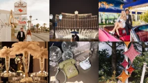 19 Las Vegas Wedding Ideas With Neon, Desert Views and Retro Details