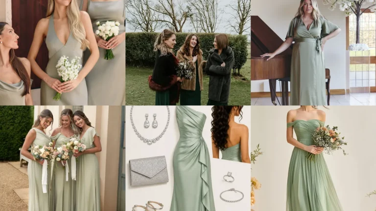 20 Sage Green Bridesmaid Dresses and Pretty Bridal Party Looks