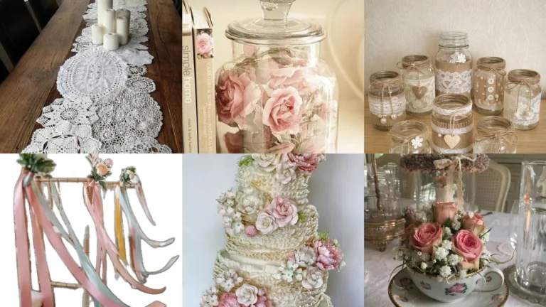 20 Shabby Chic Wedding Decor Ideas With Roses and Vintage-Inspired Details