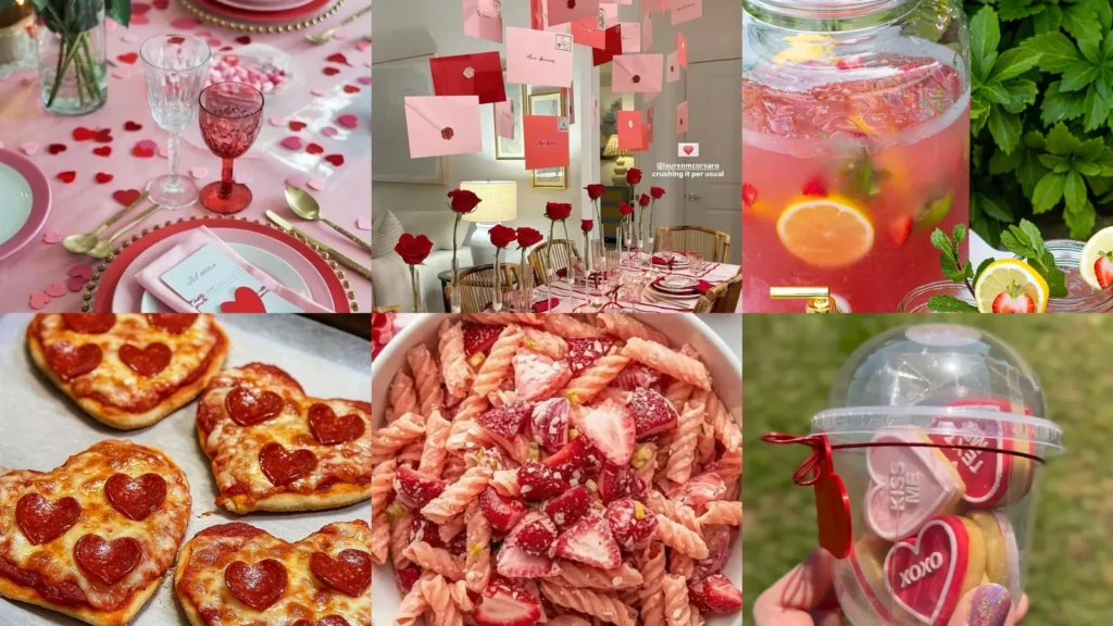 20 Valentines Luncheon Ideas With Pretty Tables and Heart-Shaped Treats