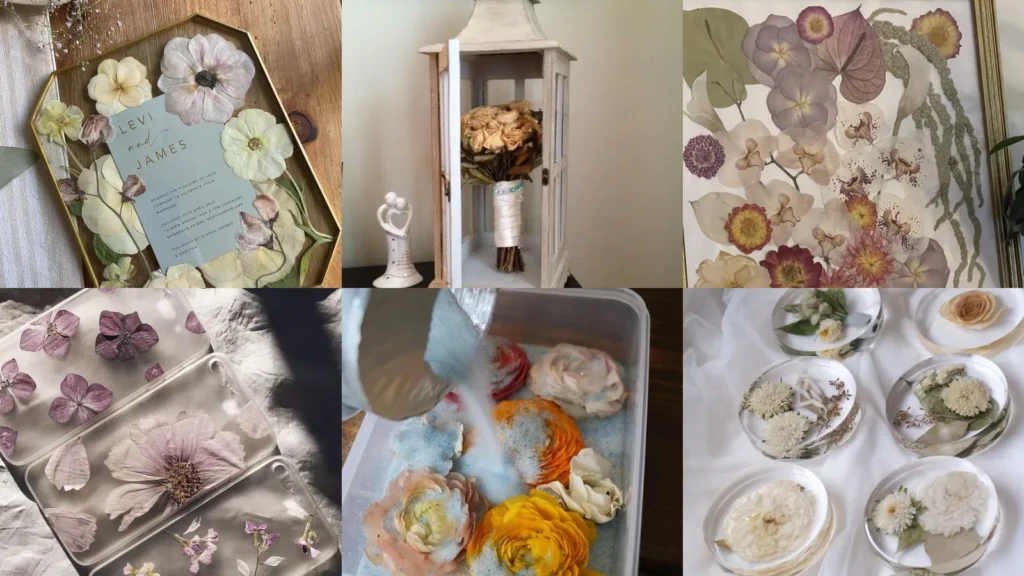 20 Wedding Bouquet Preservation Ideas for Pretty Floral Keepsakes