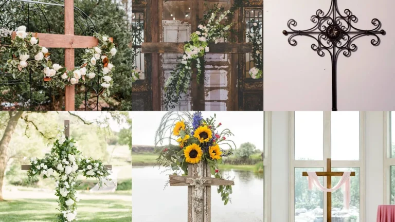 19+ Stunning Wedding Cross Decor Ideas That Steal Hearts