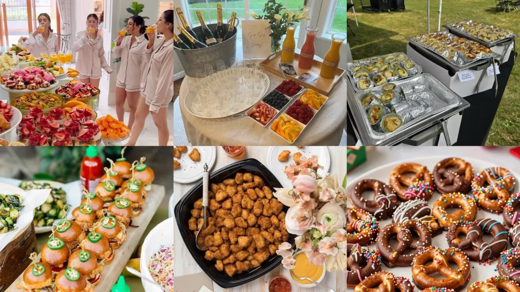 20 Wedding Day Food for Bridal Party Ideas, From Brunch to Sweet Treats