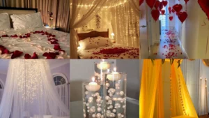 19 Wedding Night Room Decoration Ideas With Flowers, Lights and Sweet Details