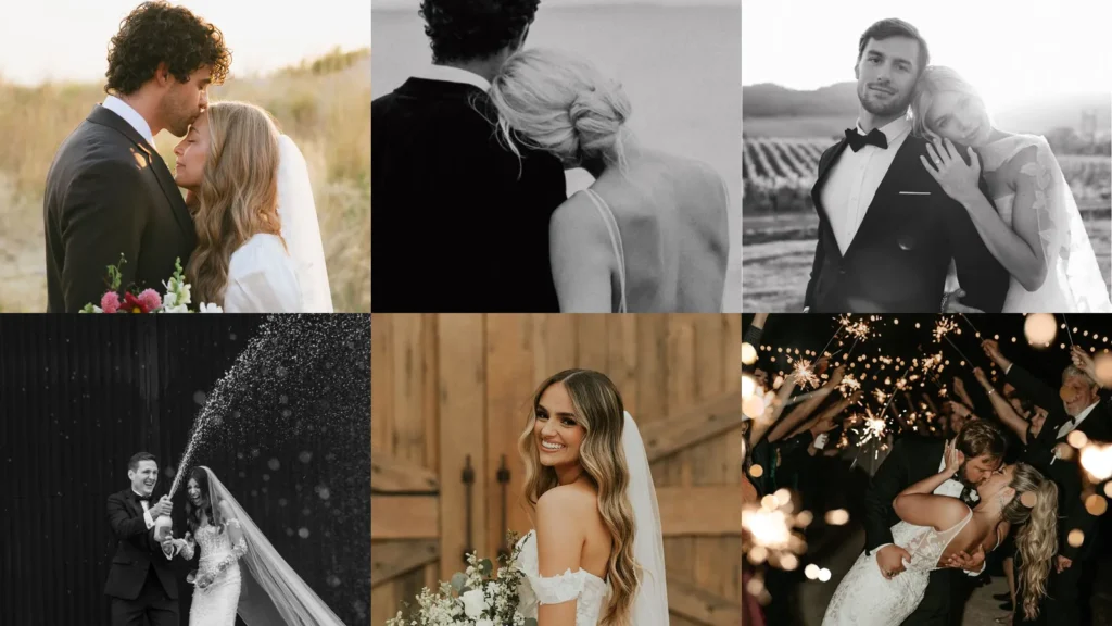20 Wedding Photo Poses From Sweet Forehead Kisses to Playful Moments