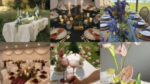 20 Wedding Table Setup Ideas With Pretty Flowers and Personal Details