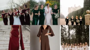 20 Winter Bridesmaid Dresses and Pretty Layering Ideas